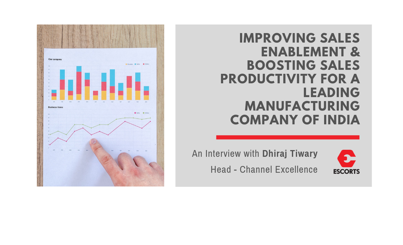 Interview: Improving sales enablement and boosting sales productivity for a leading manufacturing company of India